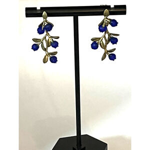 Michael Michaud Petite Blueberry Dangle Post Earrings